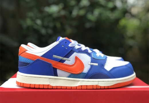 Nike Dunk Low Scrap Knicks DM0128-100  36-46
